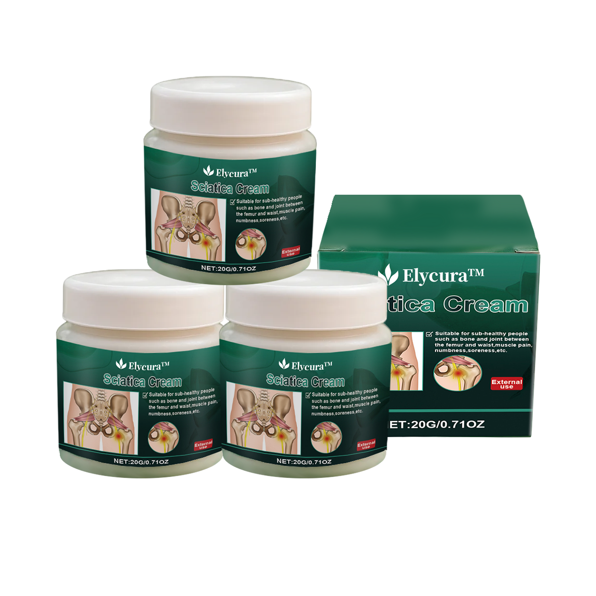 Elycura™ Crème Sciatique