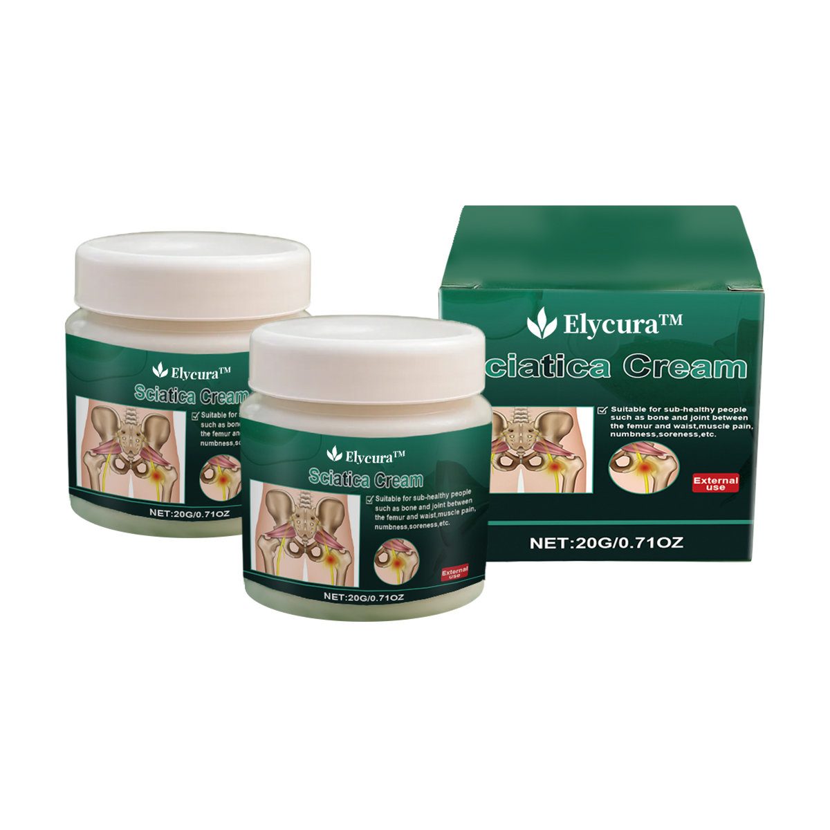 Elycura™ Crème Sciatique