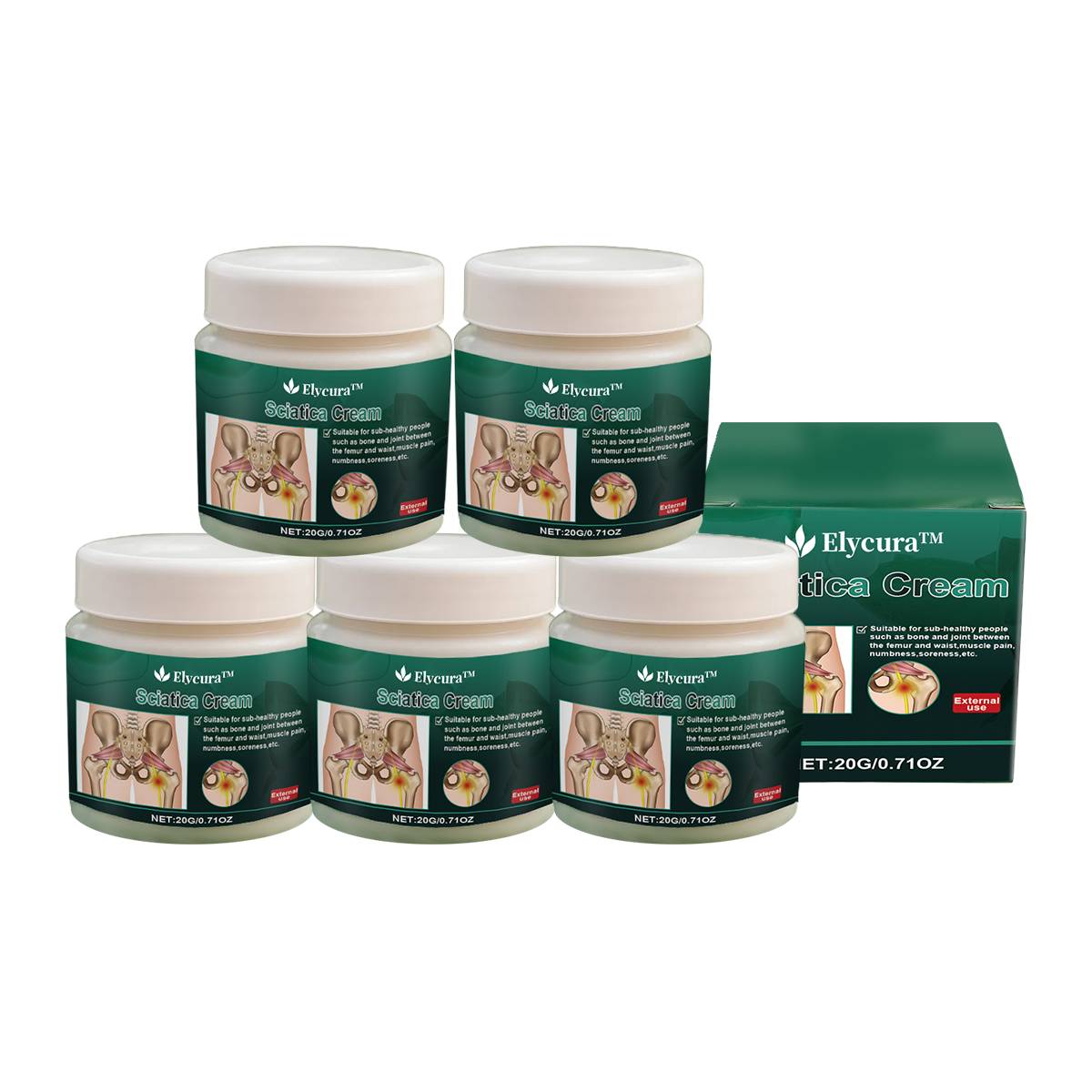 Elycura™ Crème Sciatique